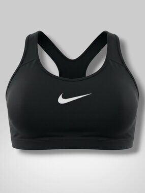Nike Bold Swoosh Black Sports Bra XL